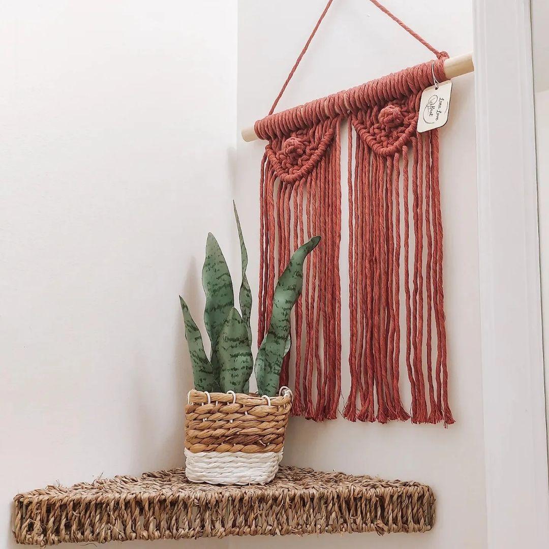 Driftwood + Macramé Boobies Wall Hanging