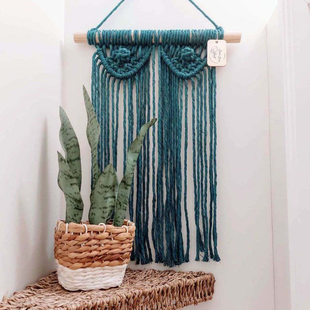 Driftwood + Macramé Boobies Wall Hanging