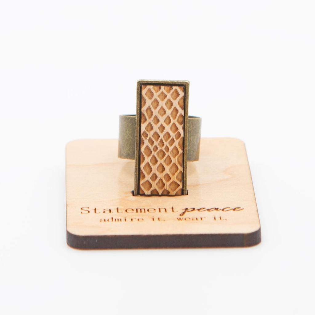 Snake Skin Ring