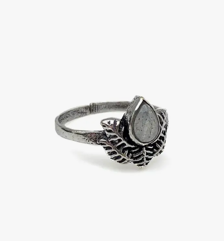 Dainty Gemstone Ring - Silver