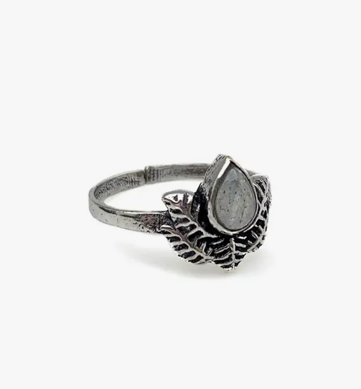 Dainty Gemstone Ring - Silver