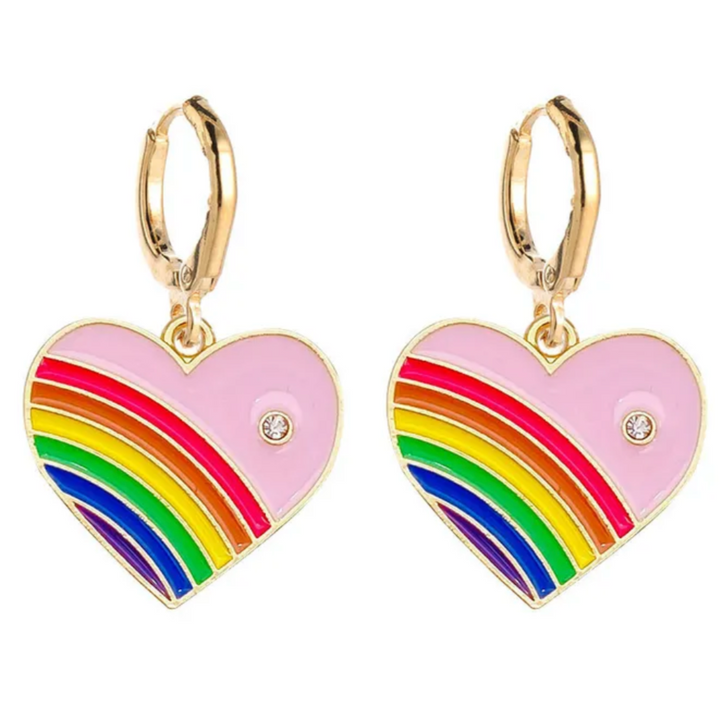 Rainbow Heart Huggies