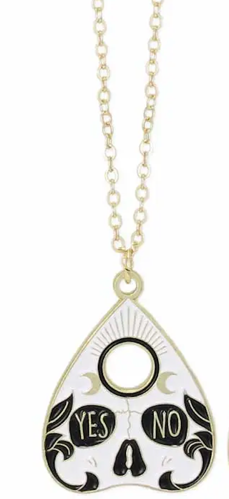 Enamel Planchette Necklace