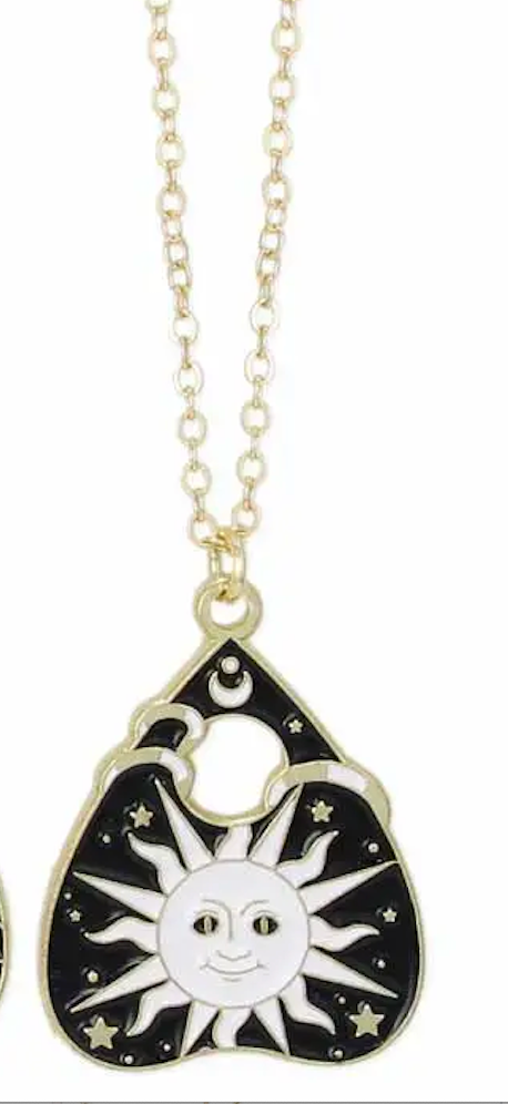Enamel Planchette Necklace