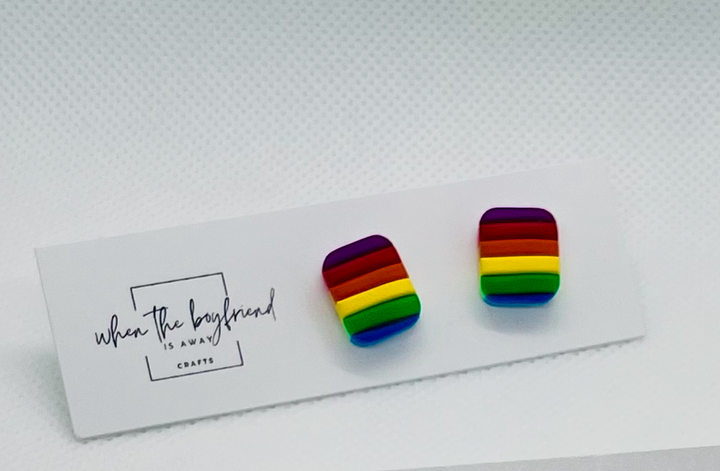 Rainbow Studs