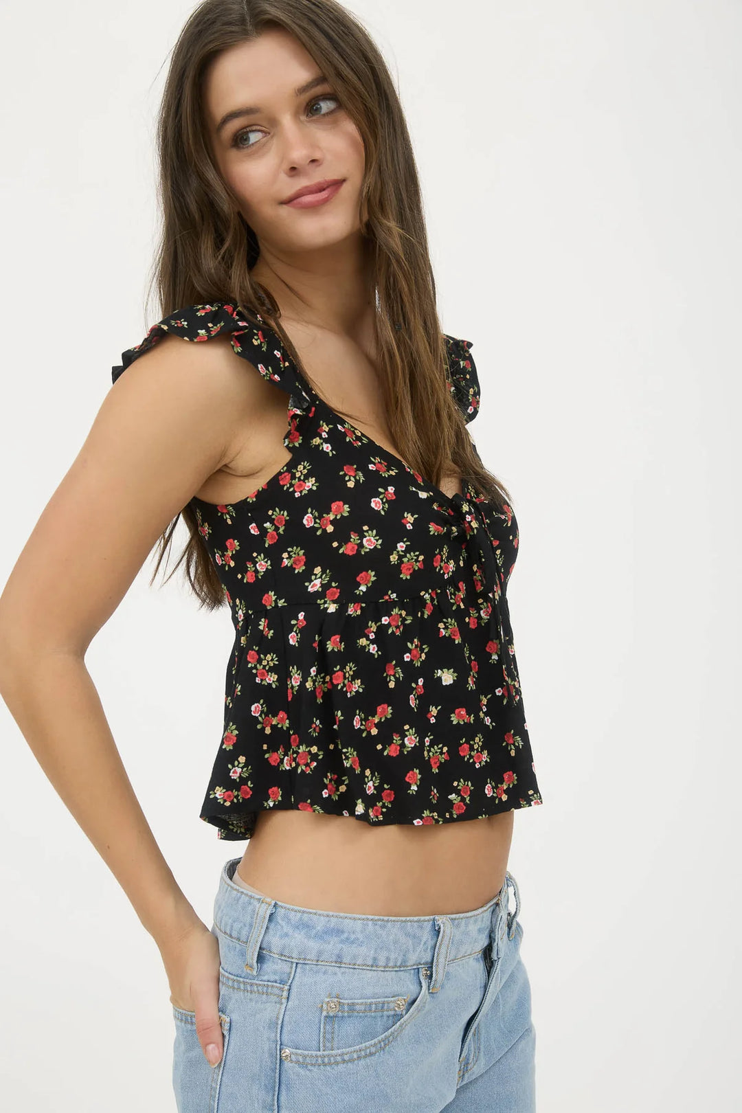 Cropped Sweetheart Top