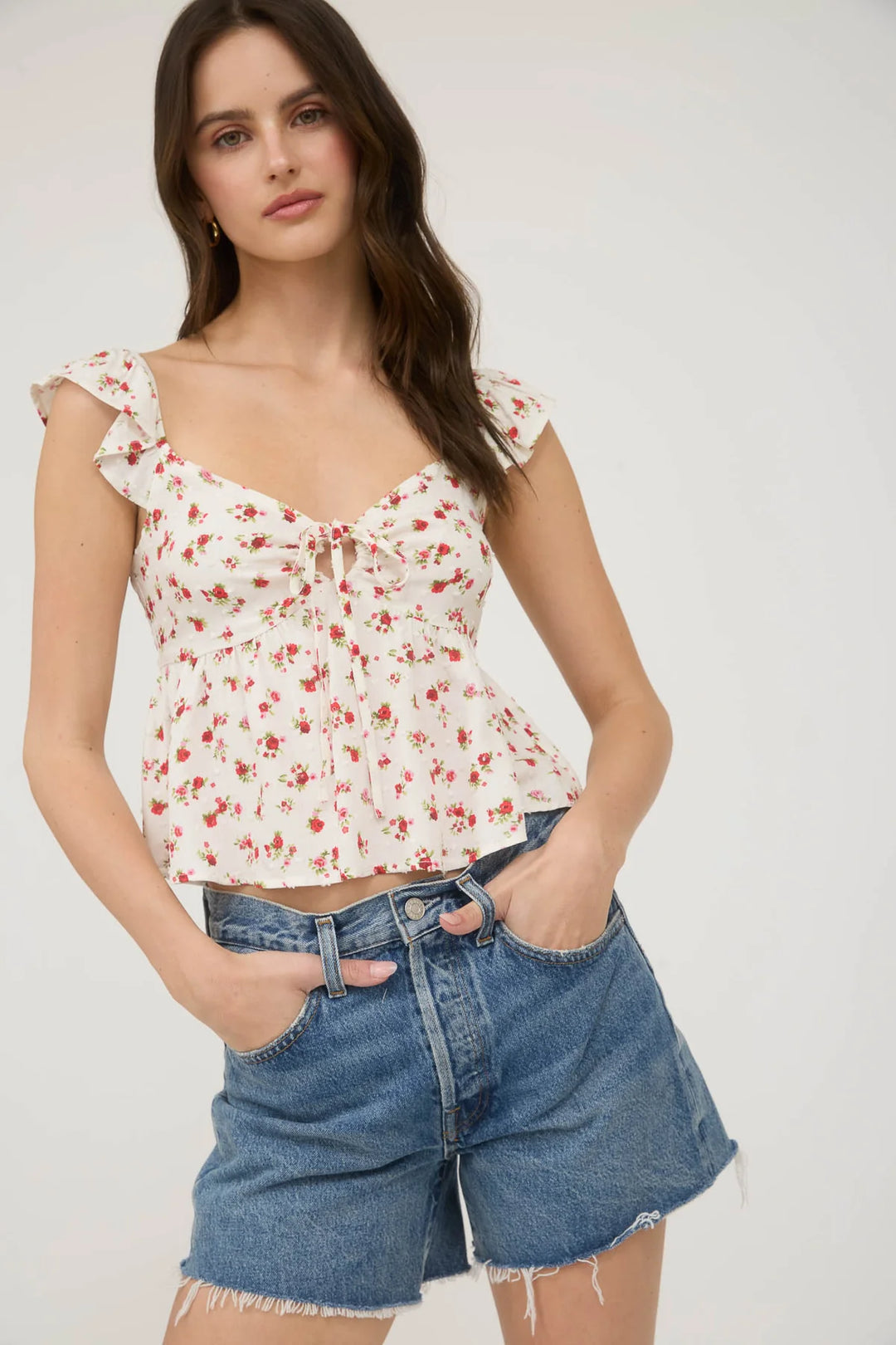 Cropped Sweetheart Top