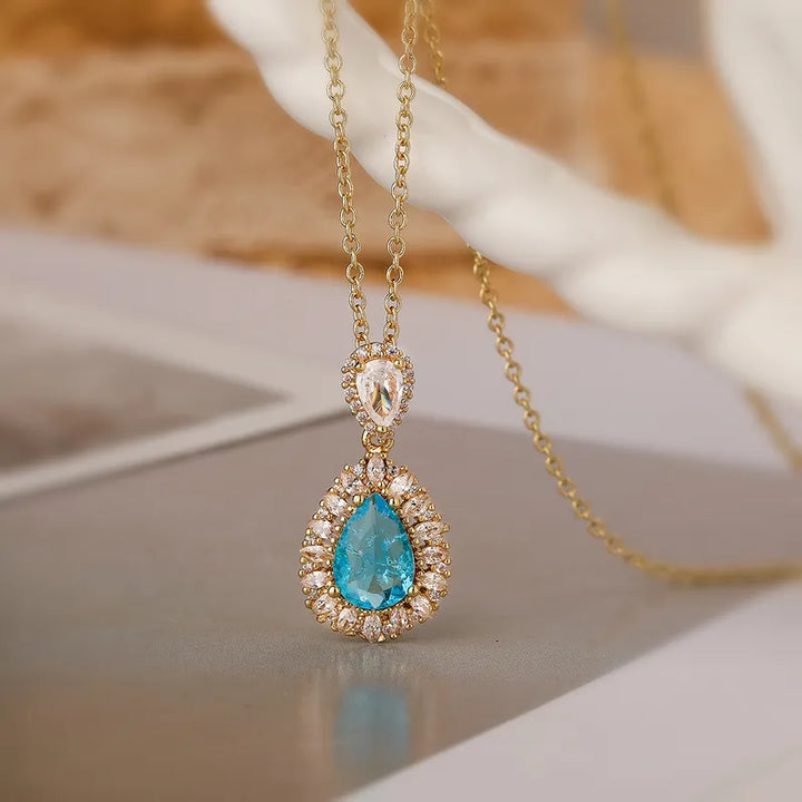 Bedazzled Teardrop Pendant