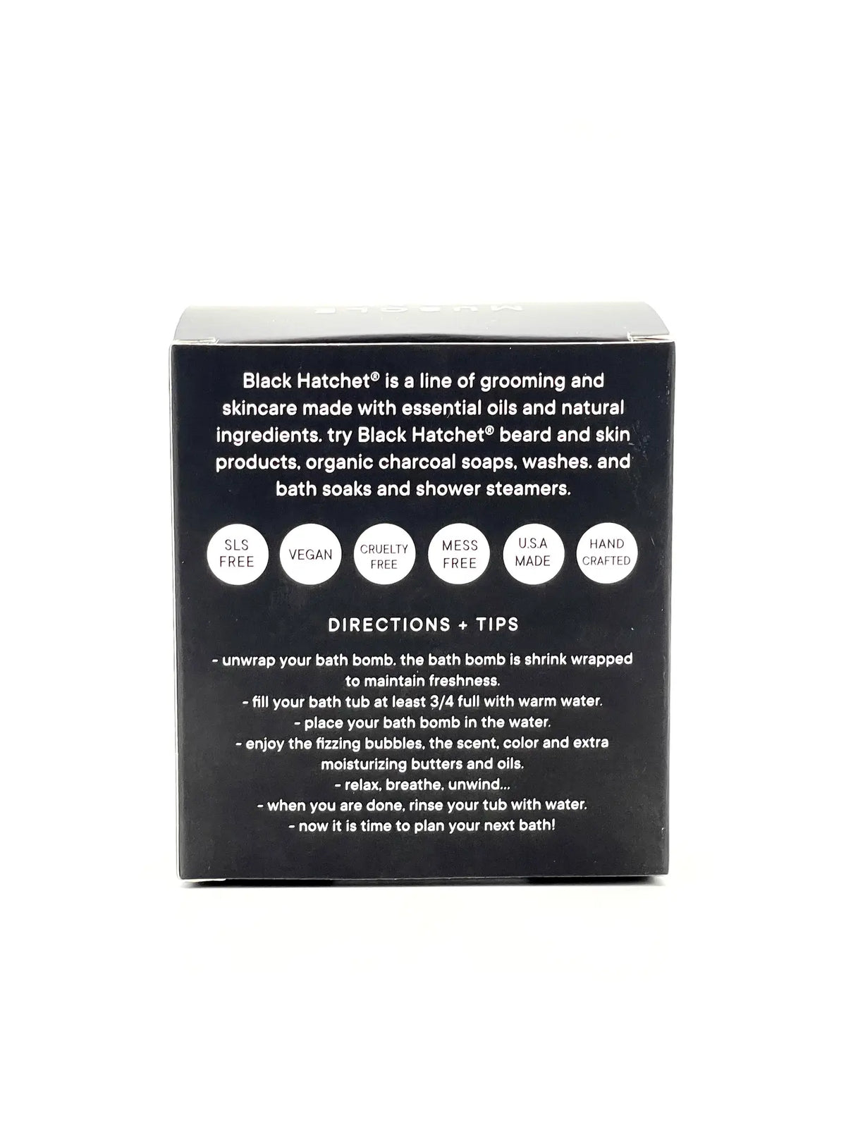 Black Hatchet Bath Bomb - Muscle Soak