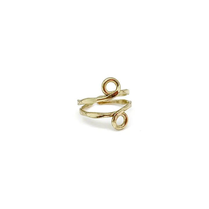 Anju Adjustable Brass Ring