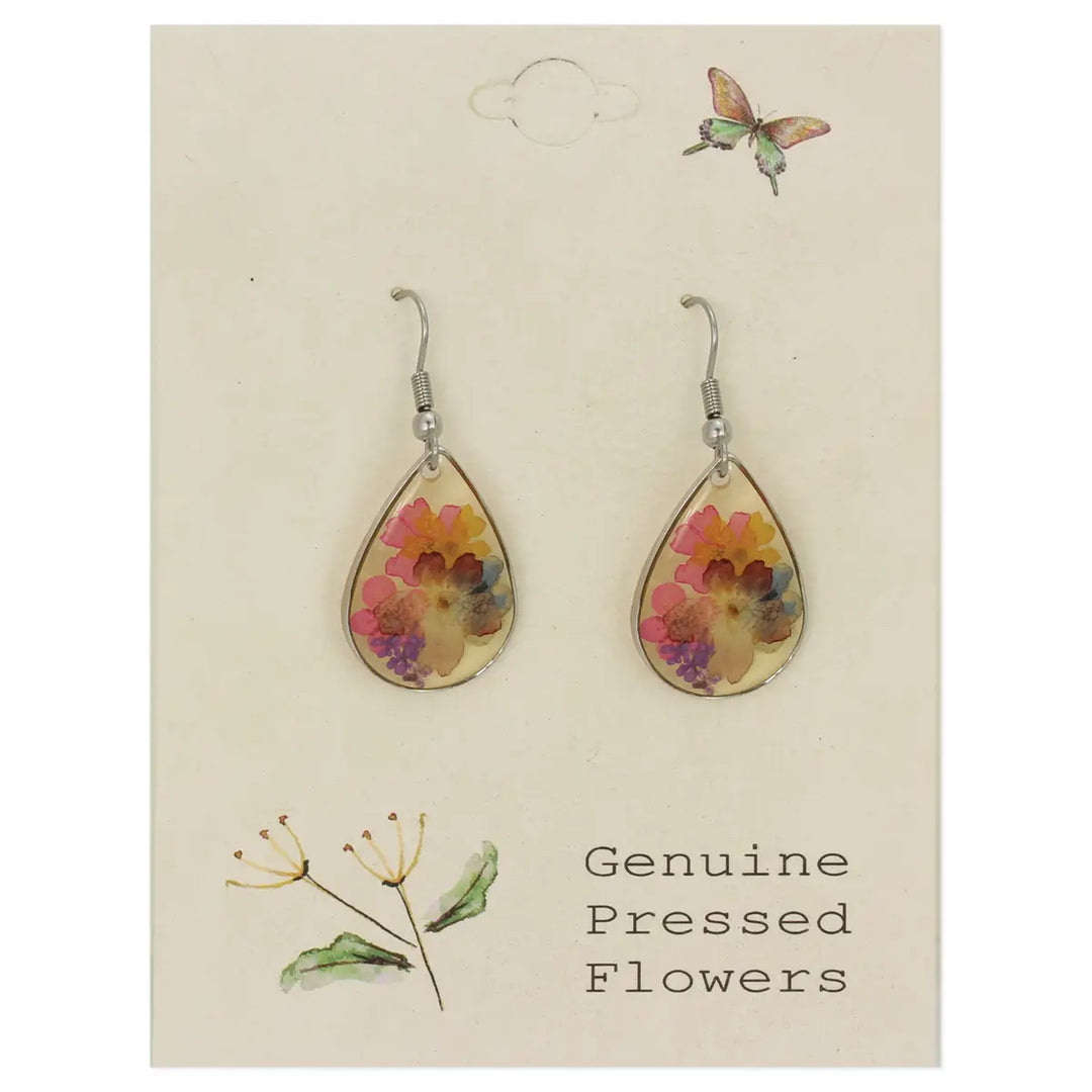 Pressed Flowers Earring Collection