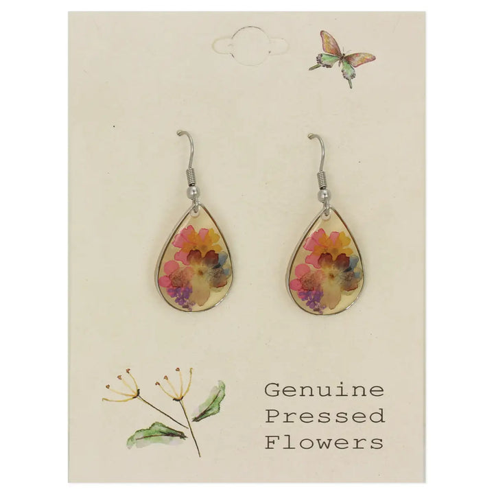 Pressed Flowers Earring Collection