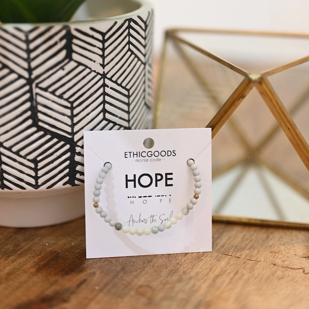 Morse Code Bracelet - HOPE