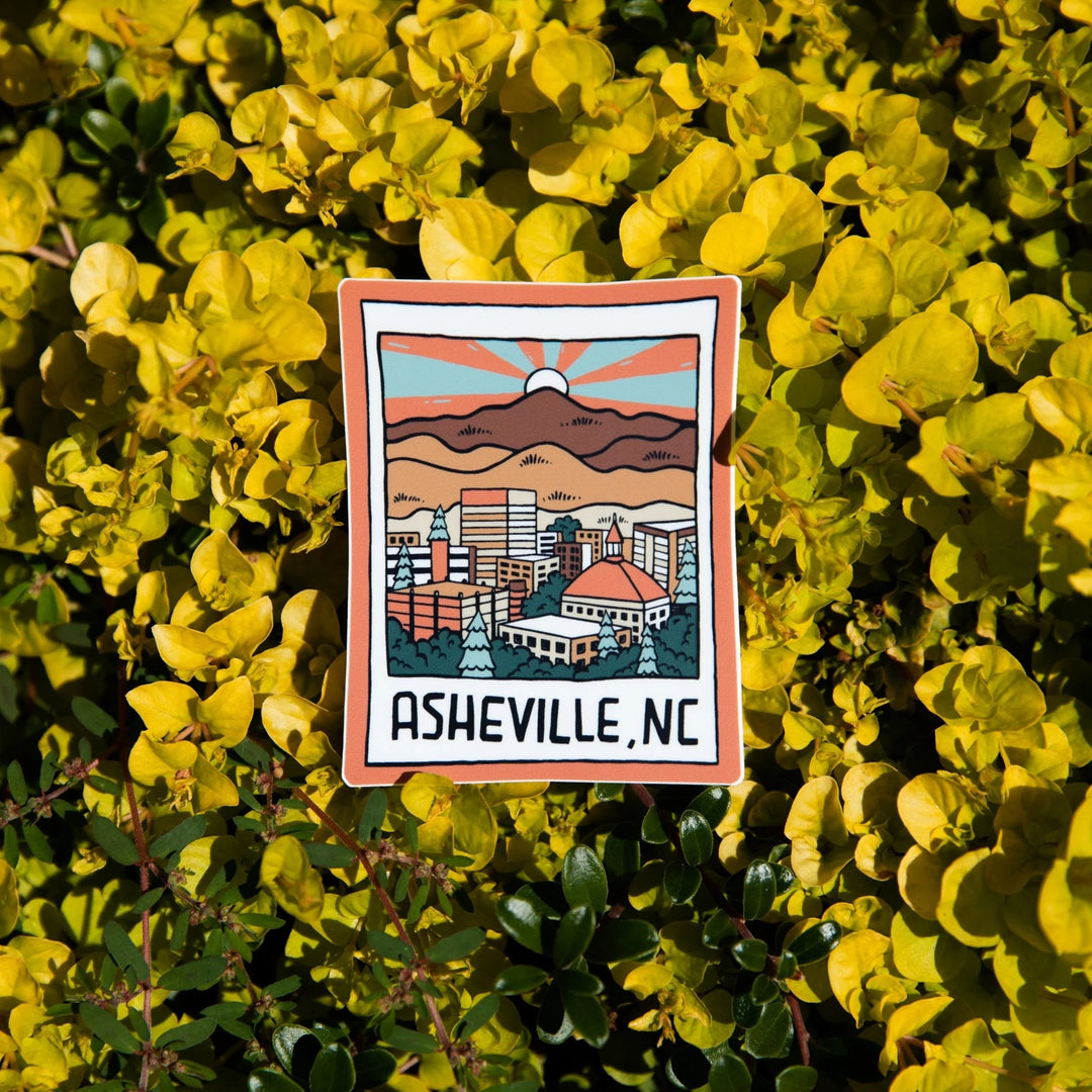 Asheville Polaroid Sticker