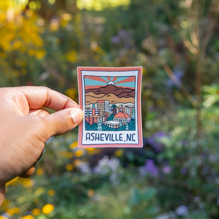 Asheville Polaroid Sticker