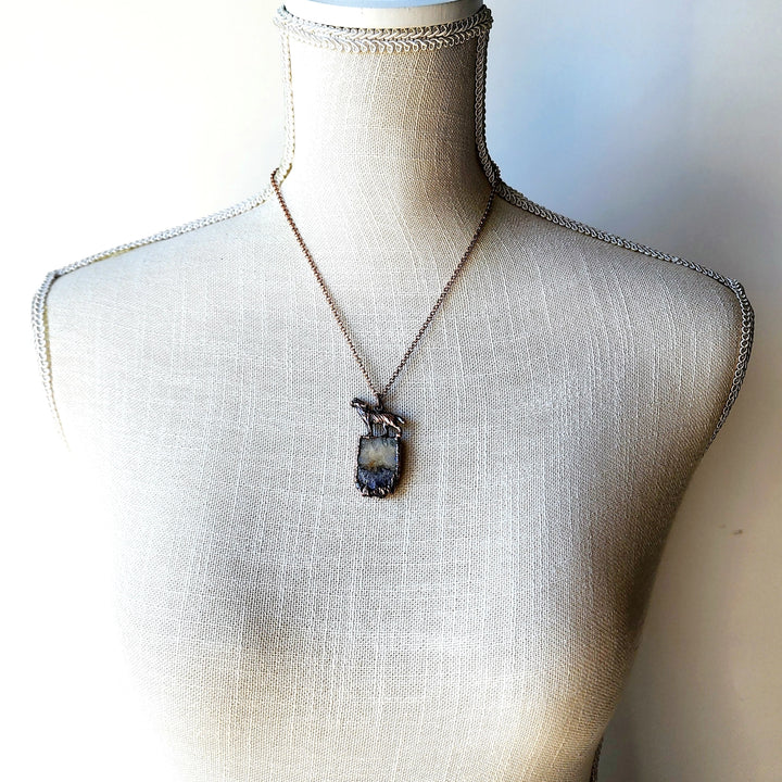 Amethyst Wolf Pendant