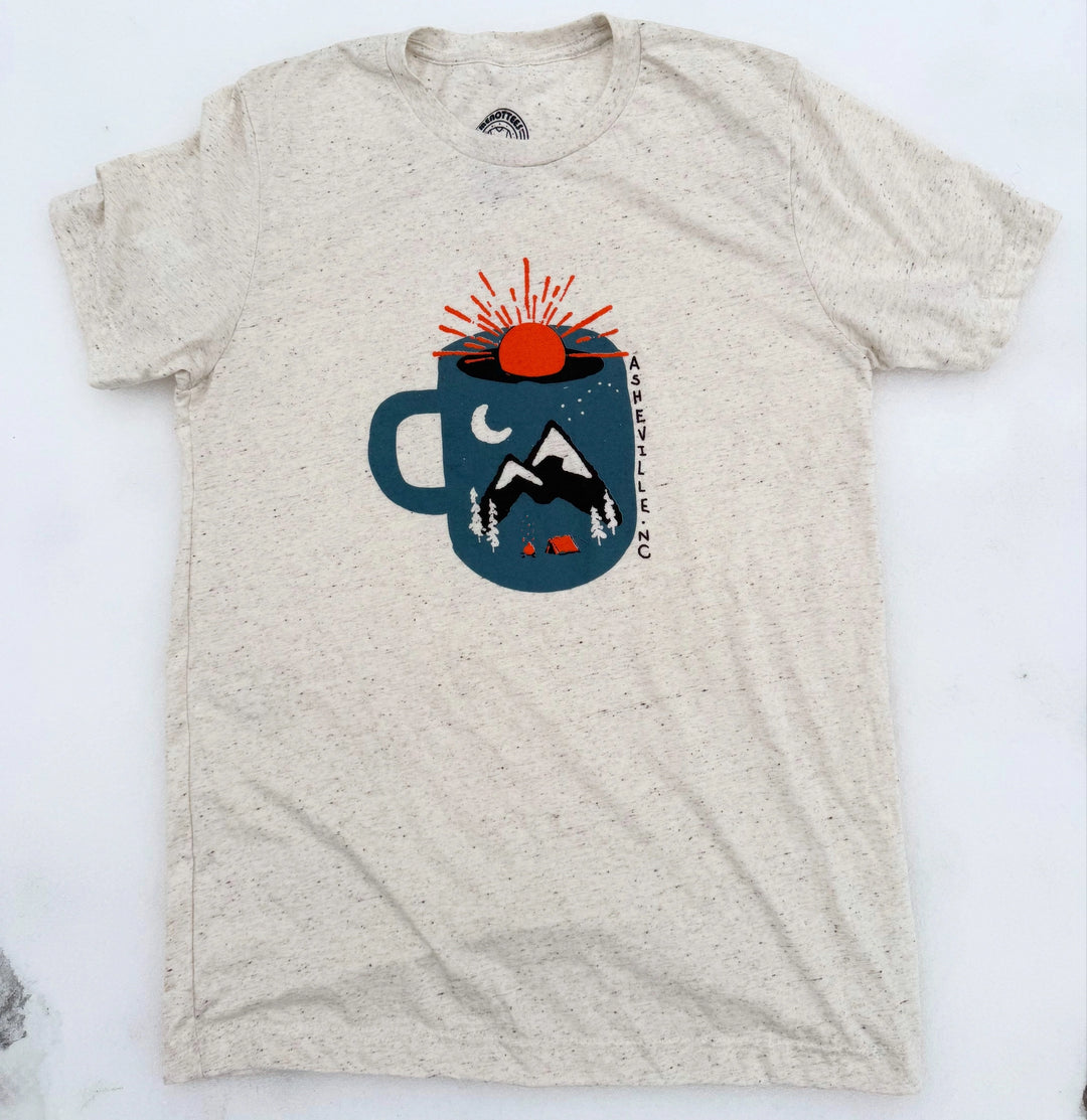 Wake Up Asheville Tee