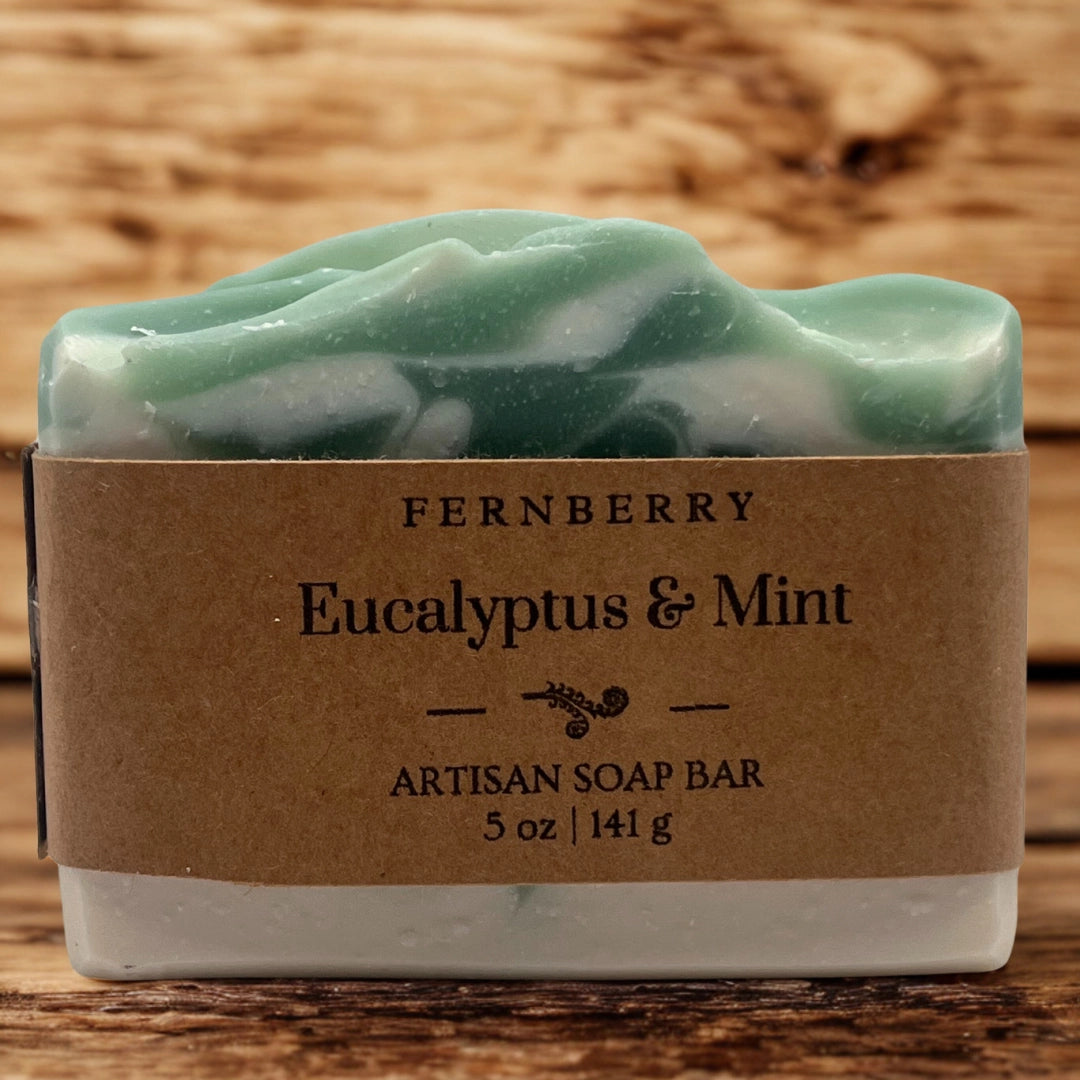 Fernberry Vegan Soap Slice - Eucalyptus + Mint