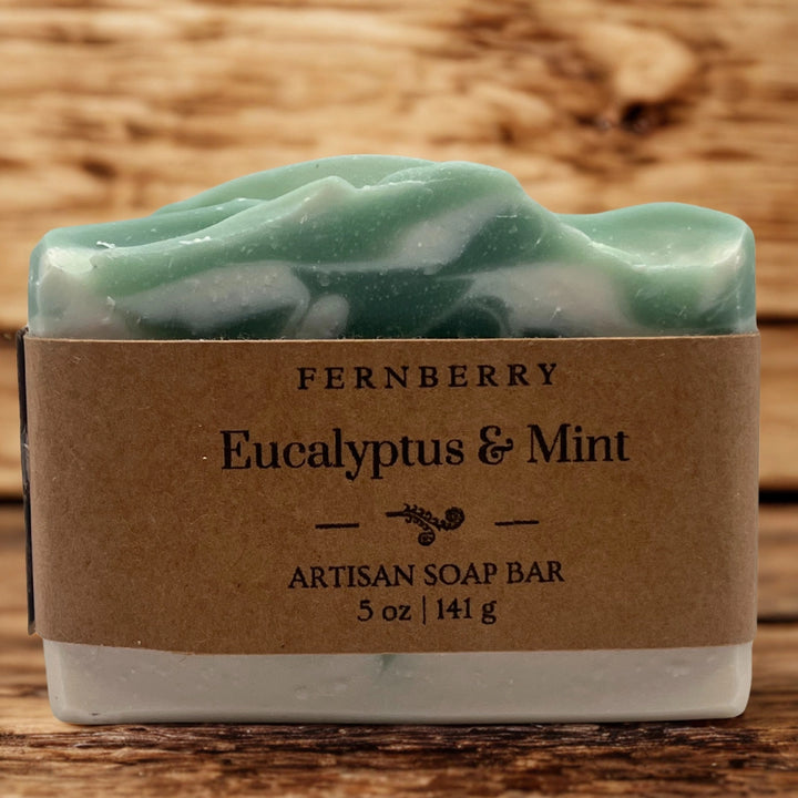 Fernberry Vegan Soap Slice - Eucalyptus + Mint