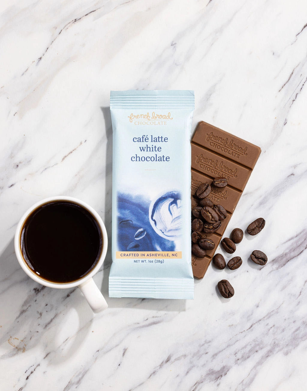 Cafe Latte White Chocolate Bar - 28g