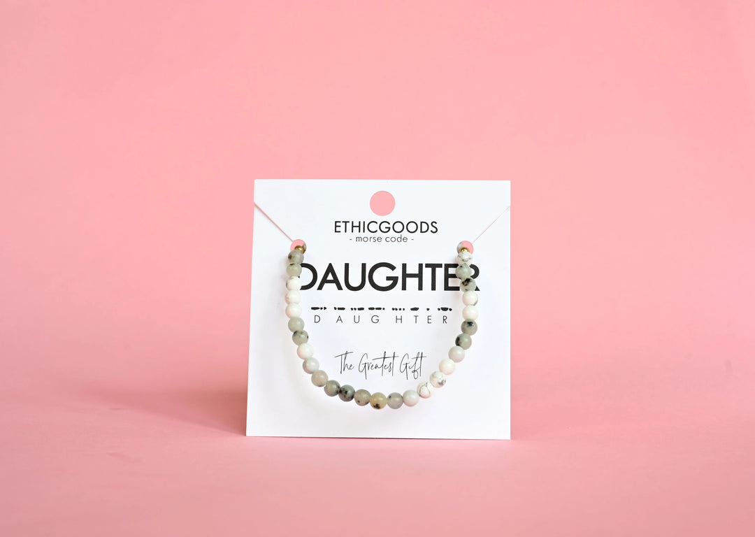 Morse Code Bracelet - DAUGHTER