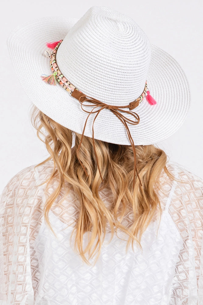 Boho Tassel Lightweight Panama Hat