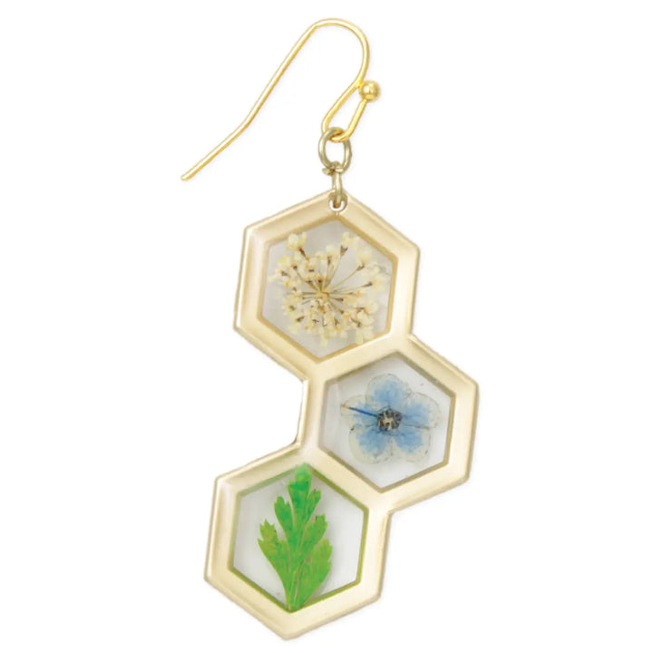 Pressed Flowers Earring Collection