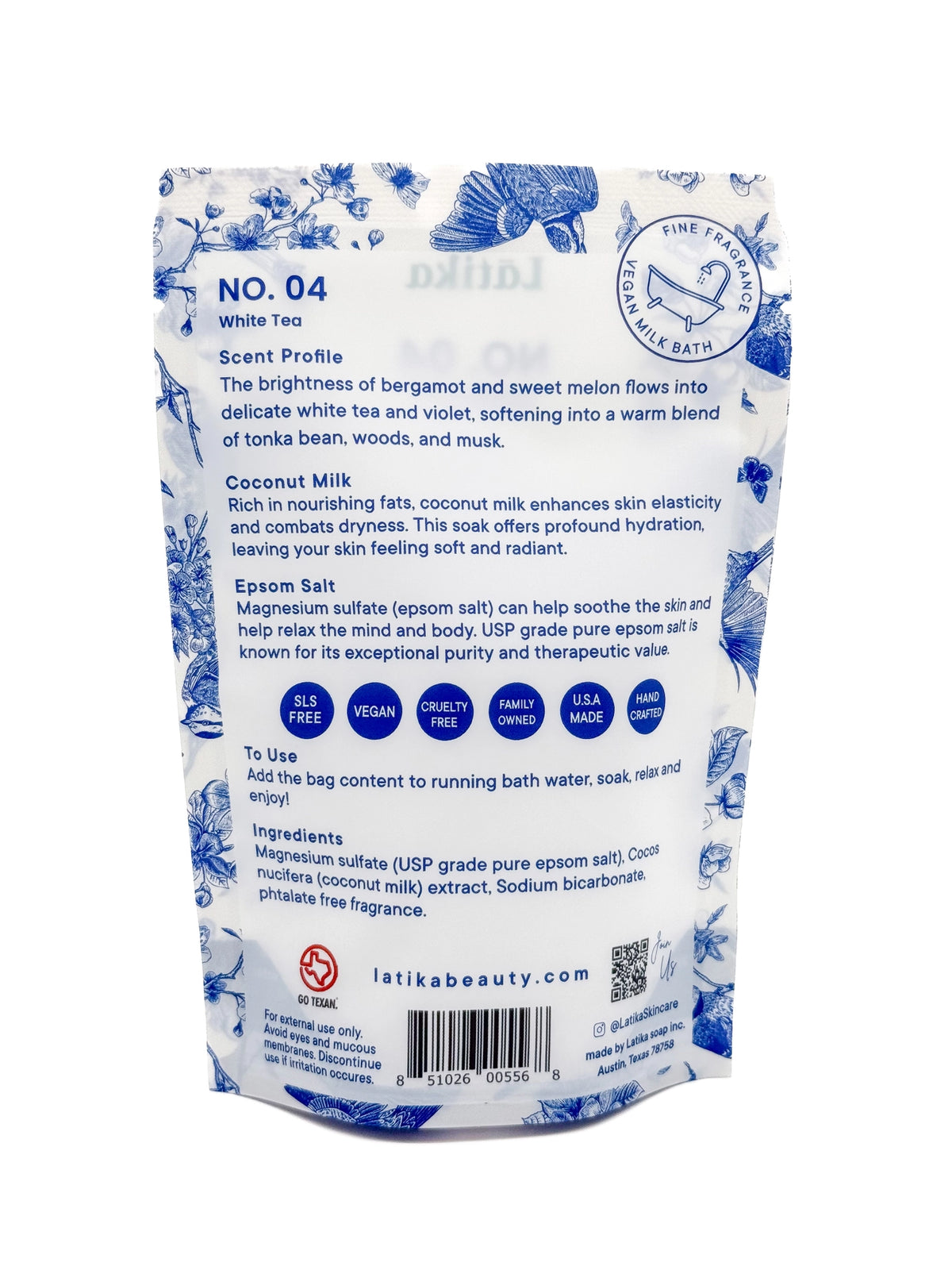 White Tea - Vegan Milk Bath Soak