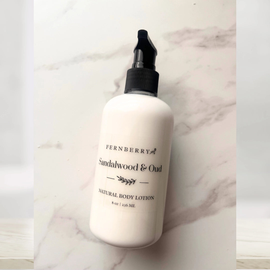 Fernberry Vegan Lotion - Sandalwood & Oud
