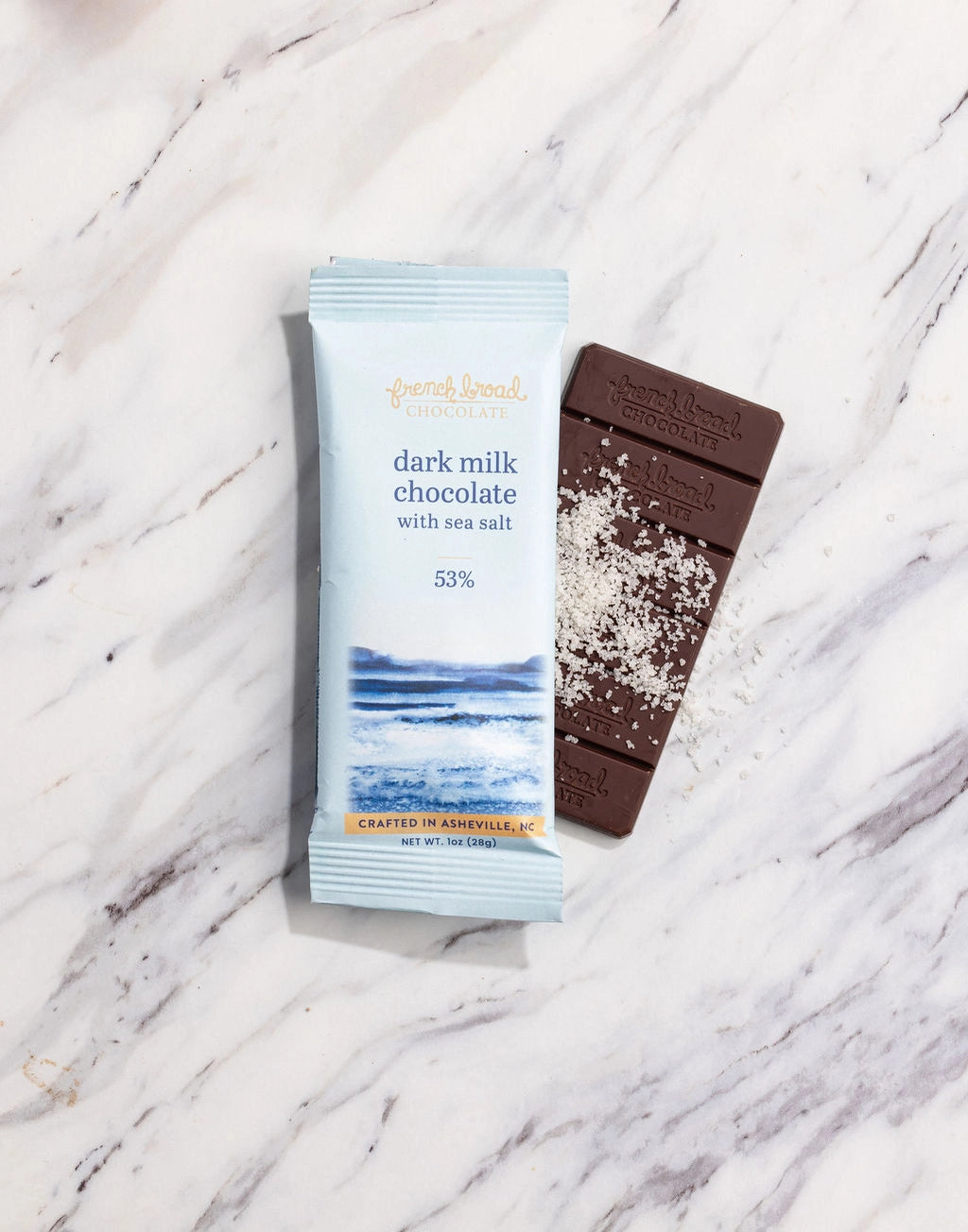 Dark Milk With Sea Salt Chocolate 53% - 28g