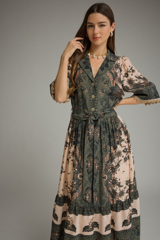 Bohemian Paisley Dress