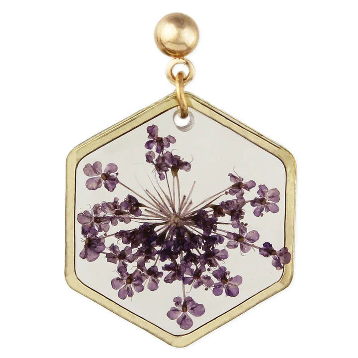 Pressed Flowers Earring Collection