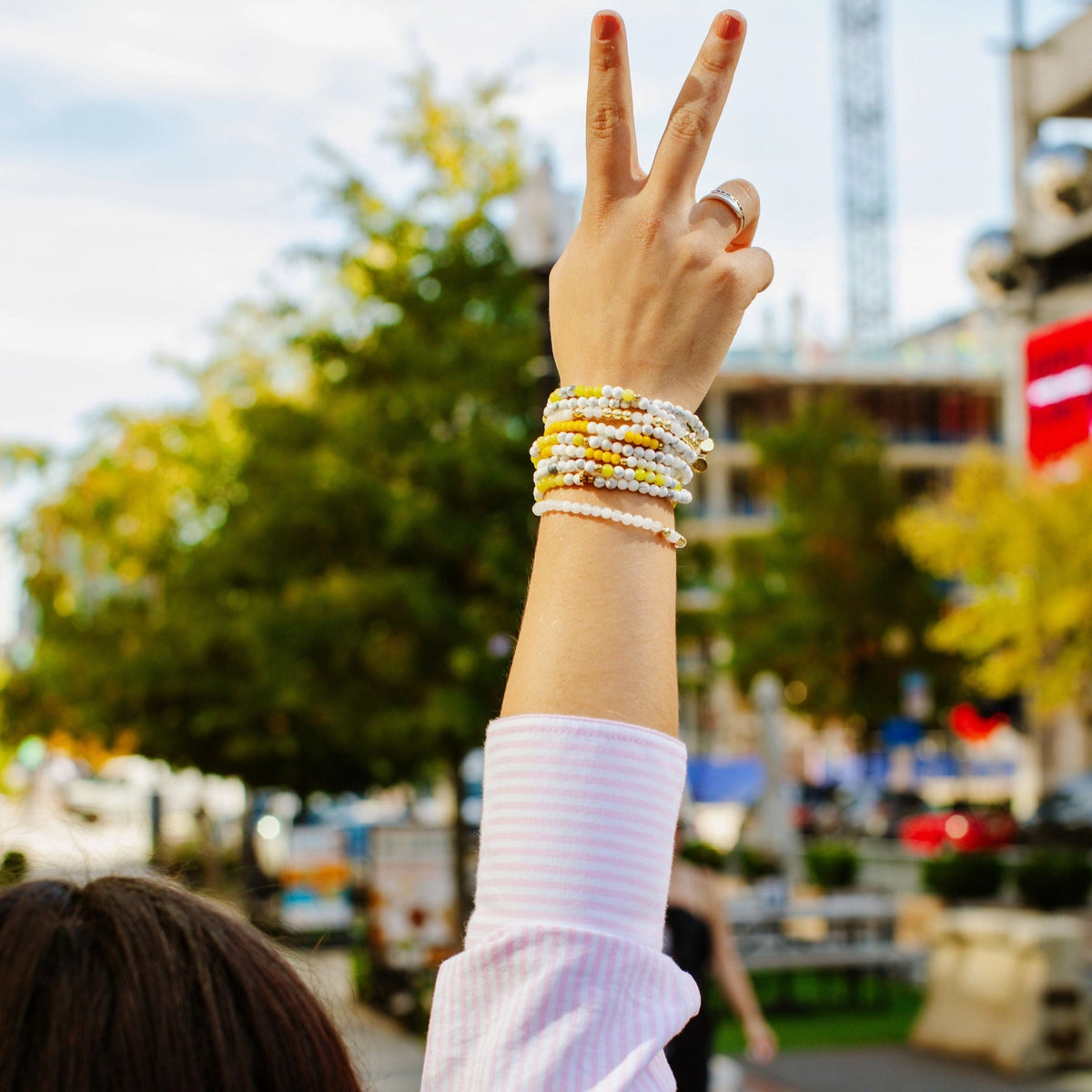 Morse Code Bracelet - SUNSHINE