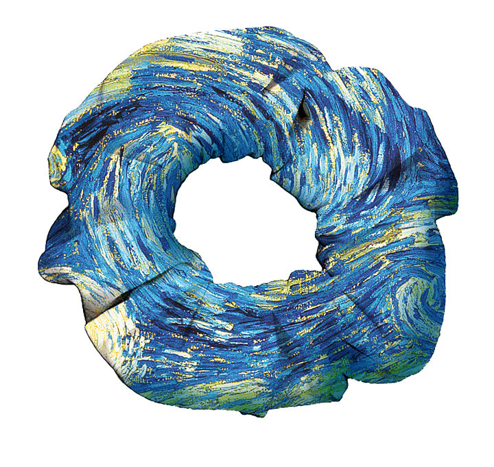 Art Inspired Scrunchie