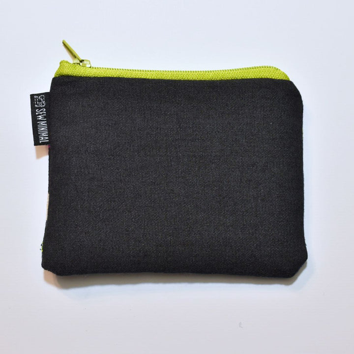 Upcycled Zipper Pouch- Mountain