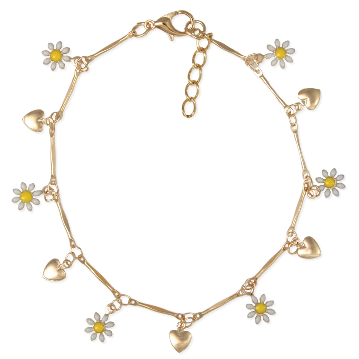 Floral Love Anklet