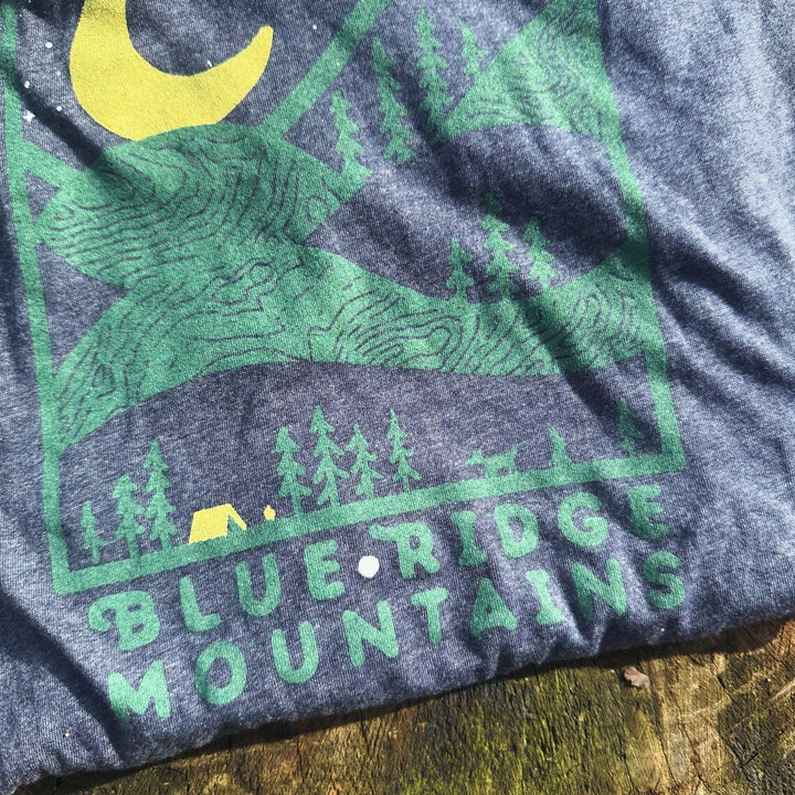Asheville Blue Ridge at Night Tee