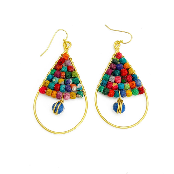 Aasha Teardrop Bell Earrings