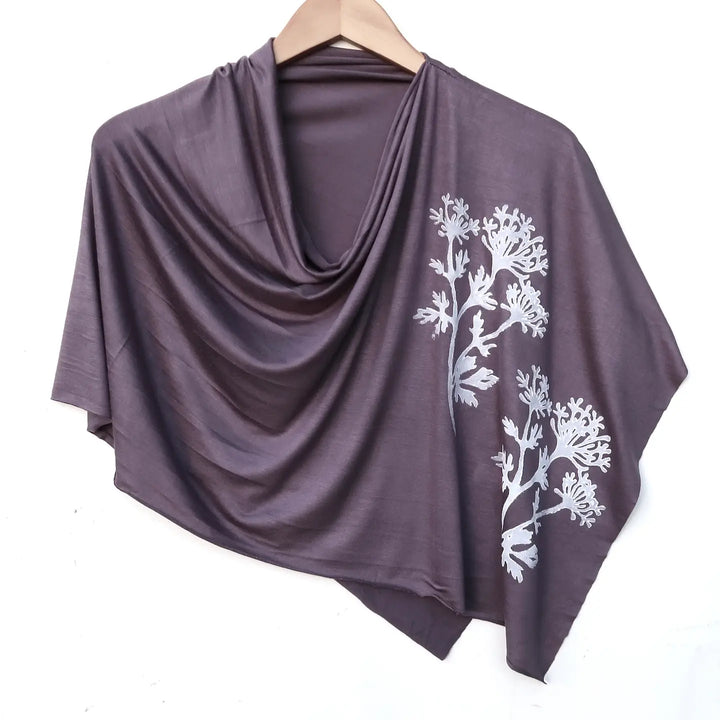 Hand Printed Lightweight Poncho