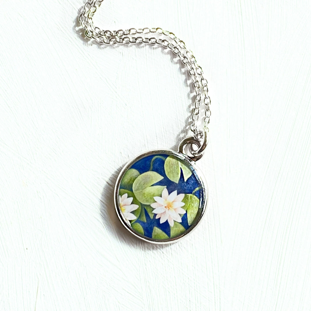 Seed & Sky 'Waterlilies' Necklace