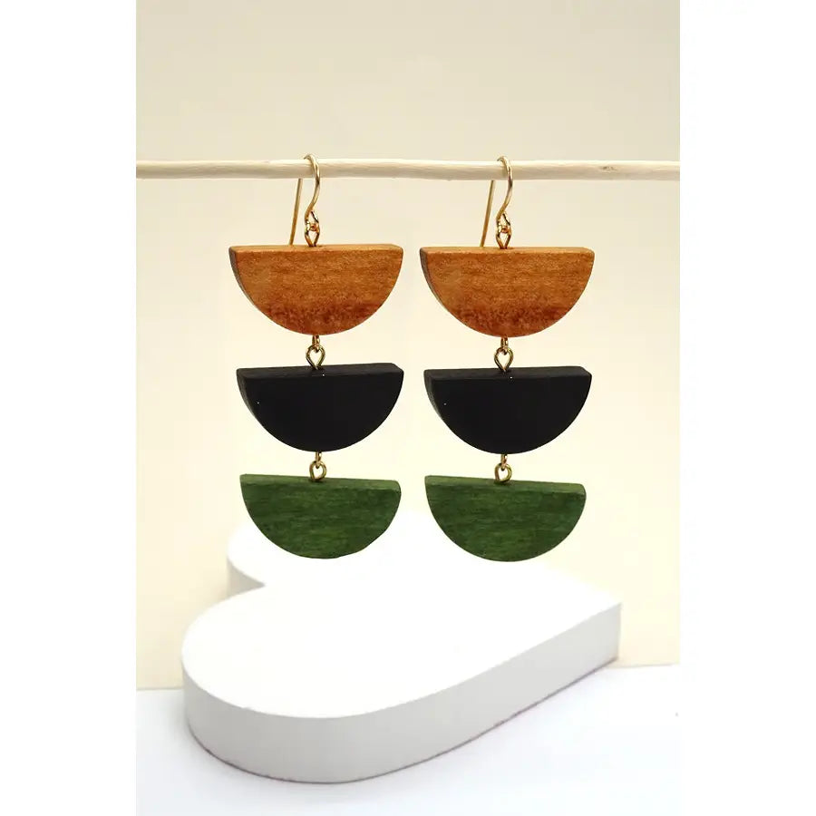 Triple Fall Wooden Dangle