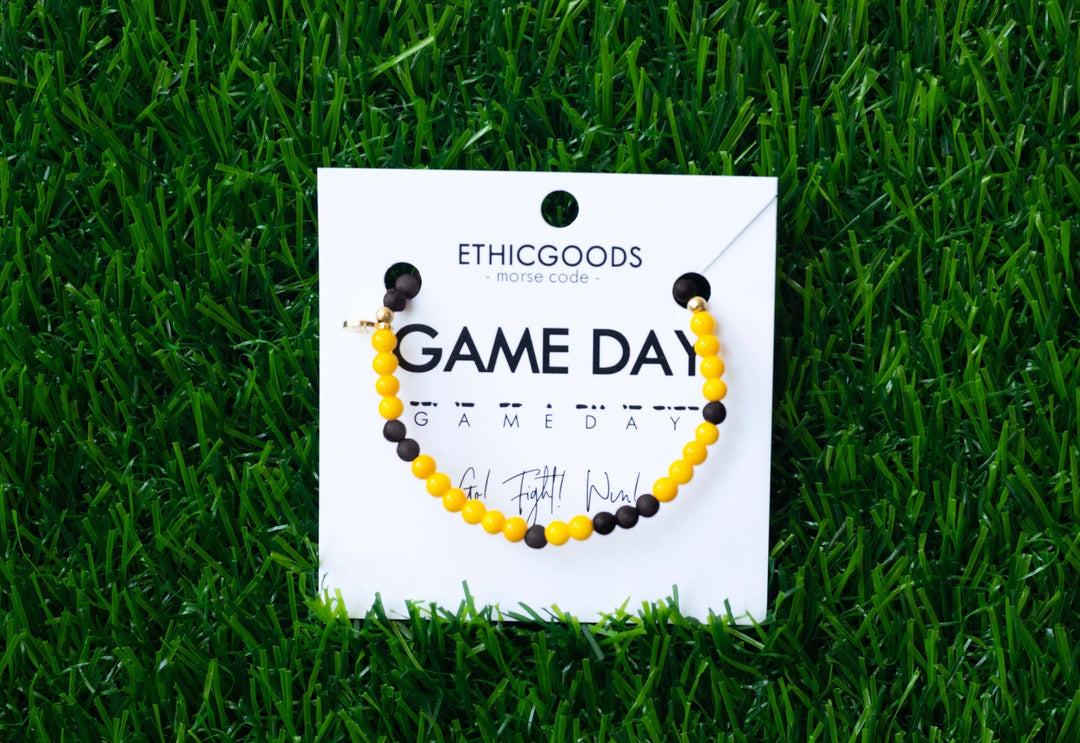 Morse Code Bracelet - Game Day Tuscola High