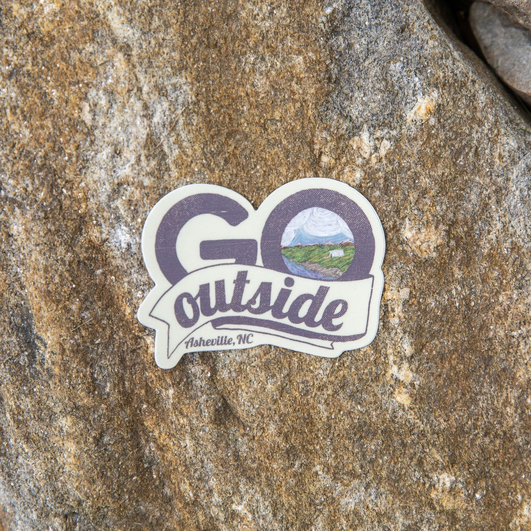 Go Outside Asheville Sticker