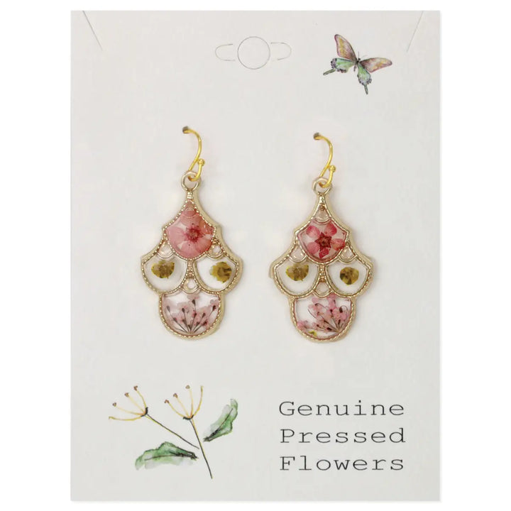 Pressed Flowers Earring Collection