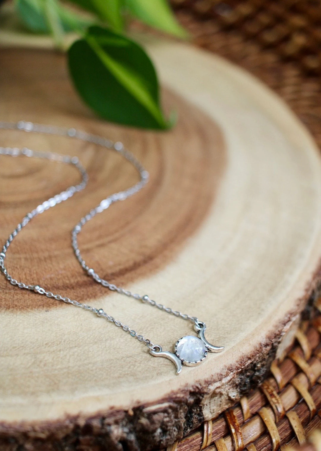 Dainty Triple Moon Necklace