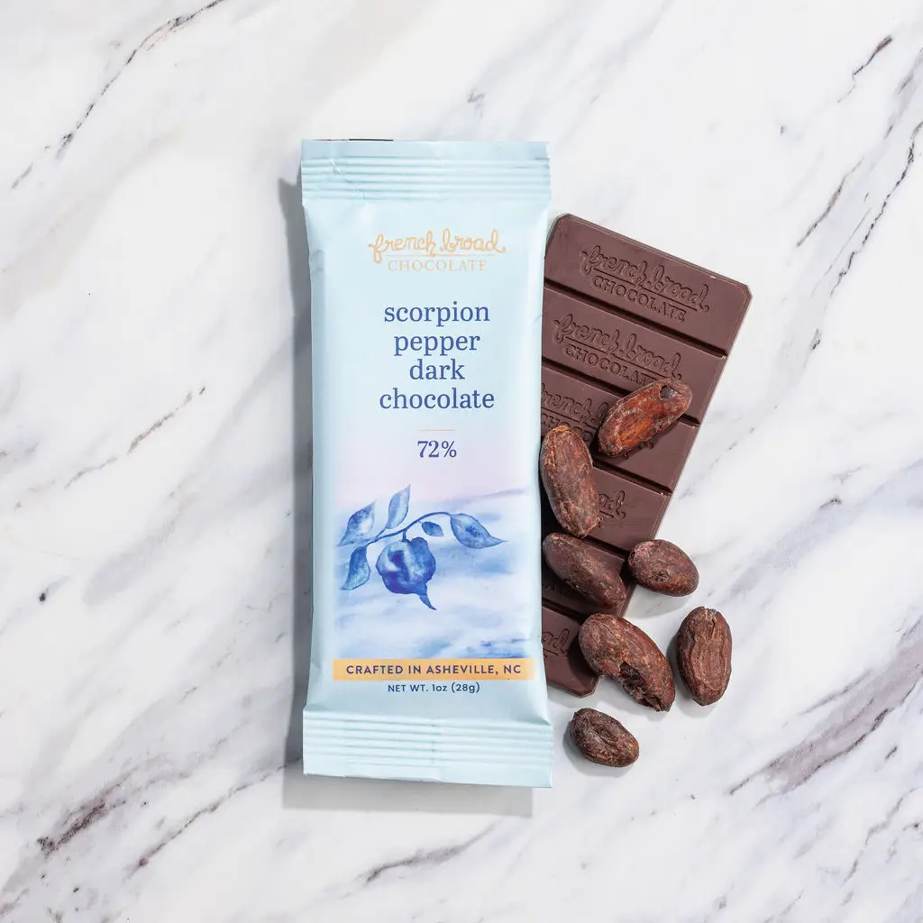 Scorpion Pepper Chocolate Bar 72% - 28g