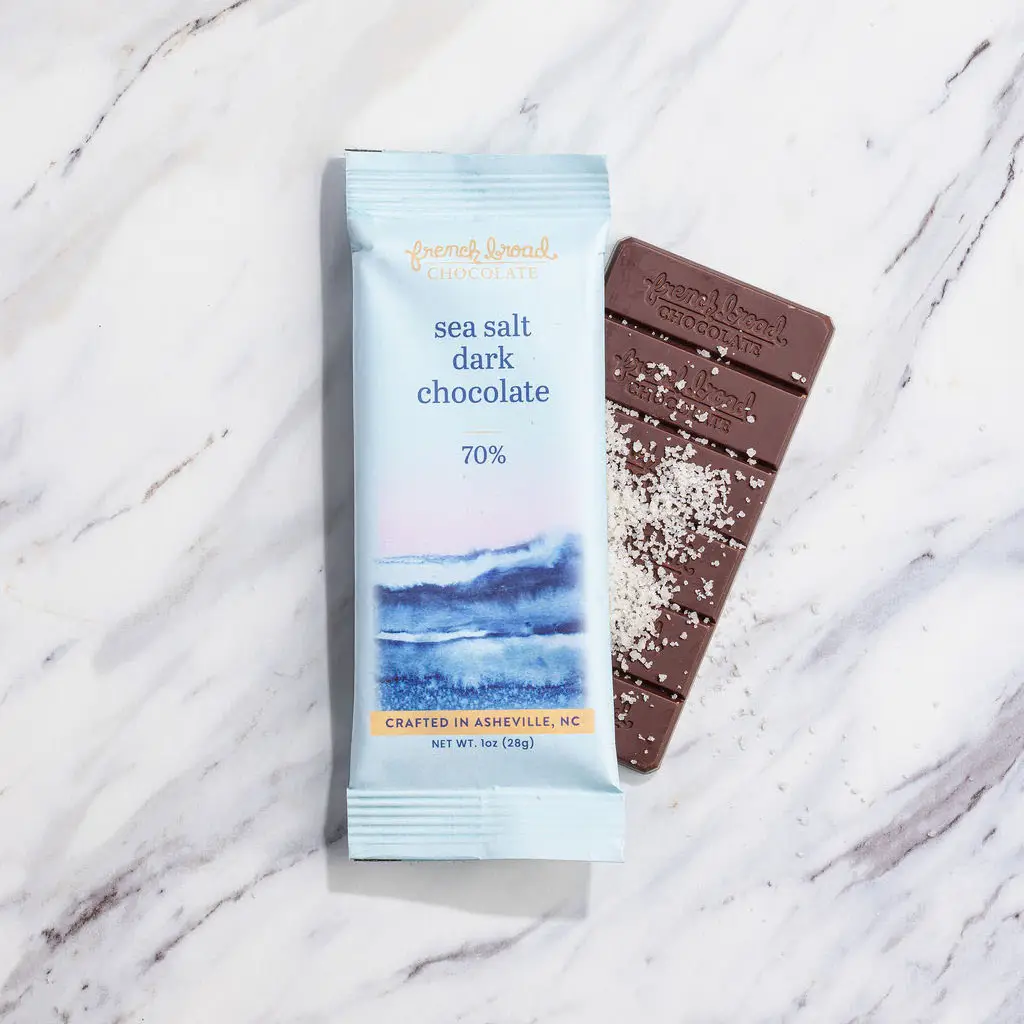 Sea Salt Chocolate Bar 70% - 28g