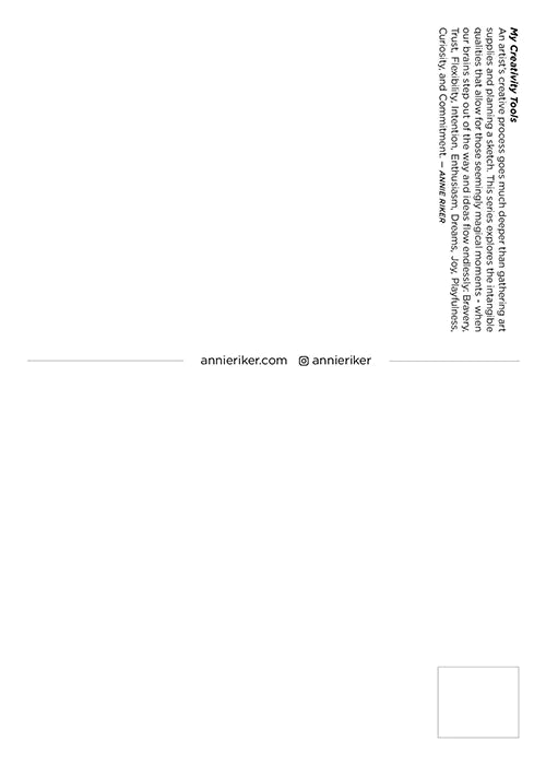 Creativity Tools Postcard