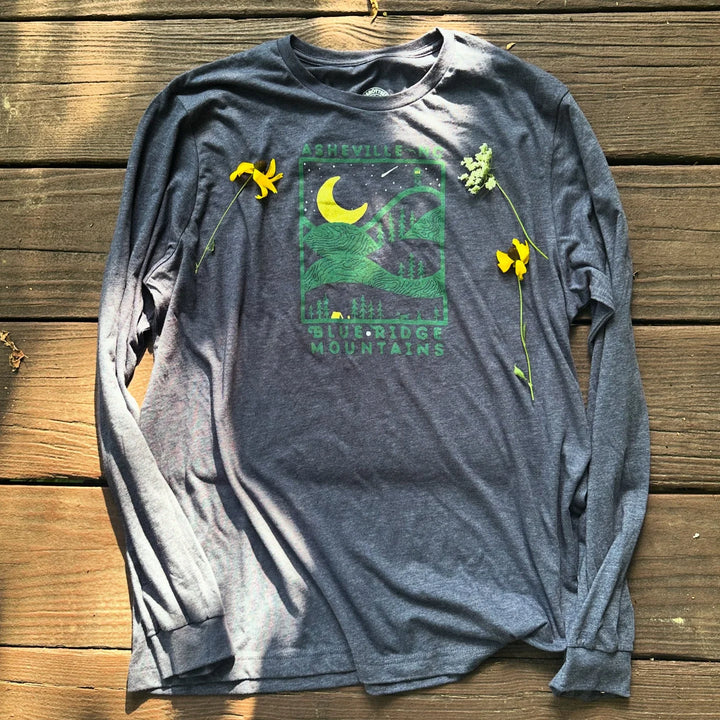 Asheville Night Ridge Longsleeve Tee