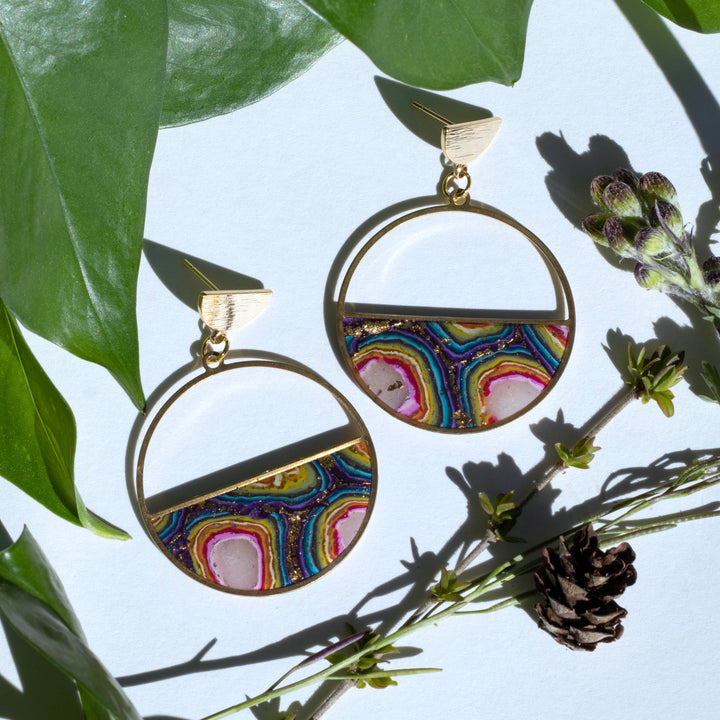 Ginger Sapp Jewelry - Half Fill Hoop